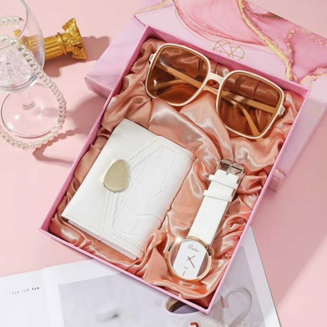 3Pcs/Set Luxury Womens Watches Set