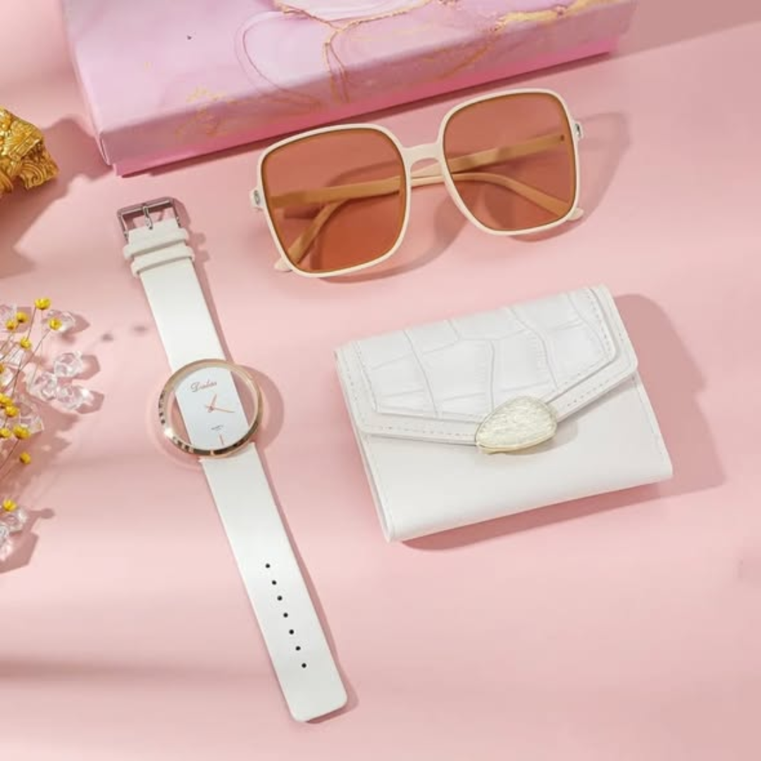 3Pcs/Set Luxury Womens Watches Set