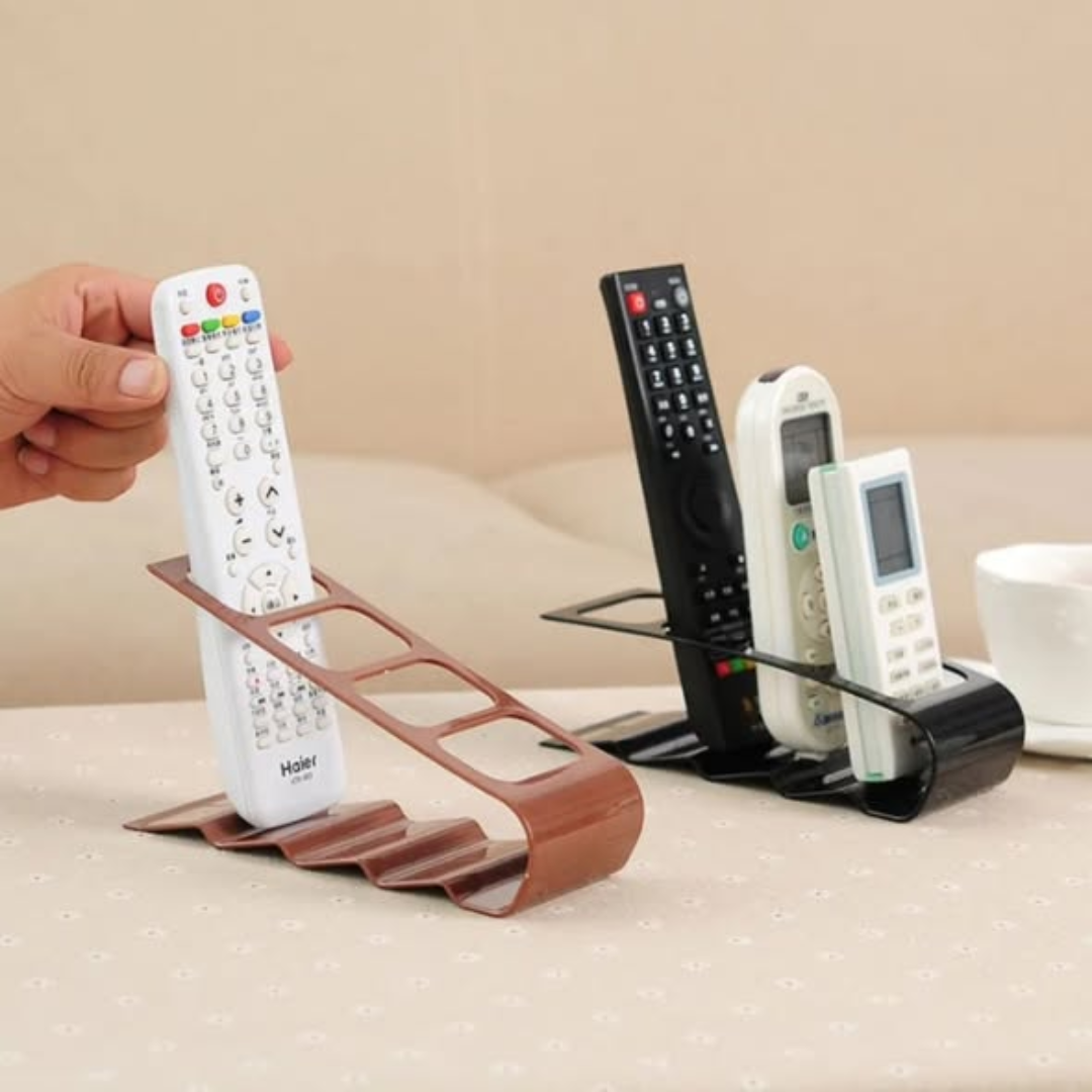 4 Slots Plastic Remote Control Holder