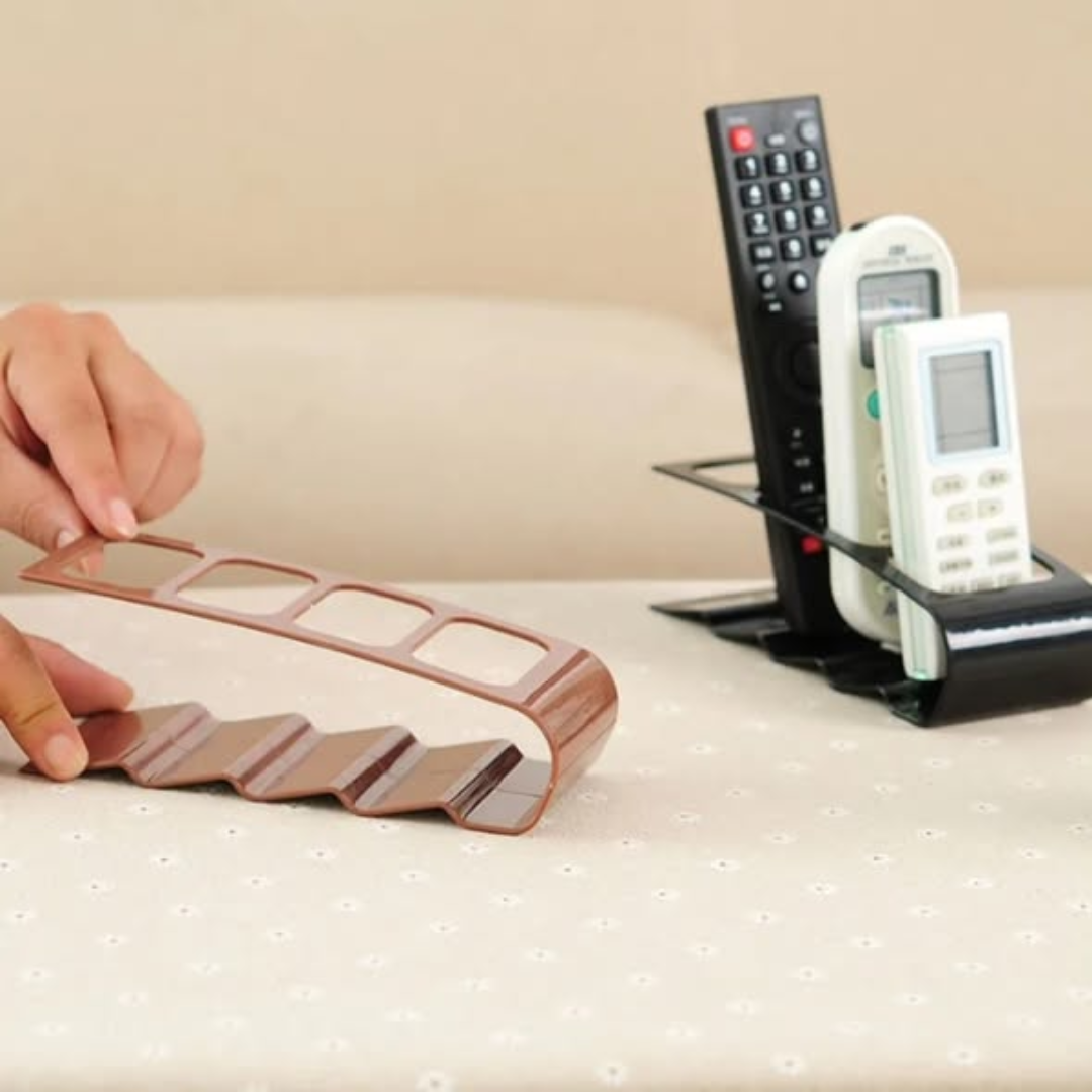 4 Slots Plastic Remote Control Holder