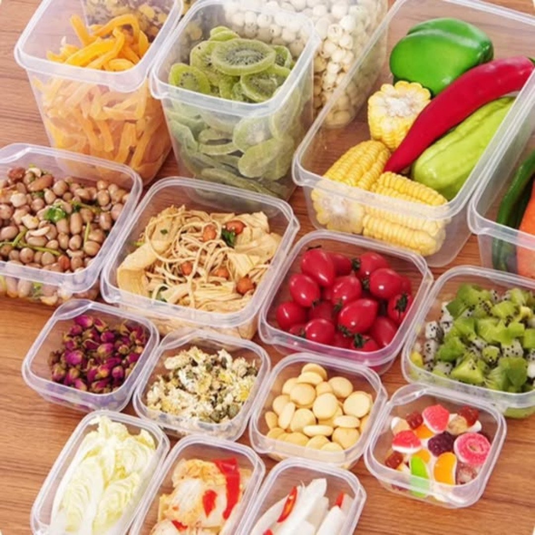 17Pcs Food Storage Boxes with Lids