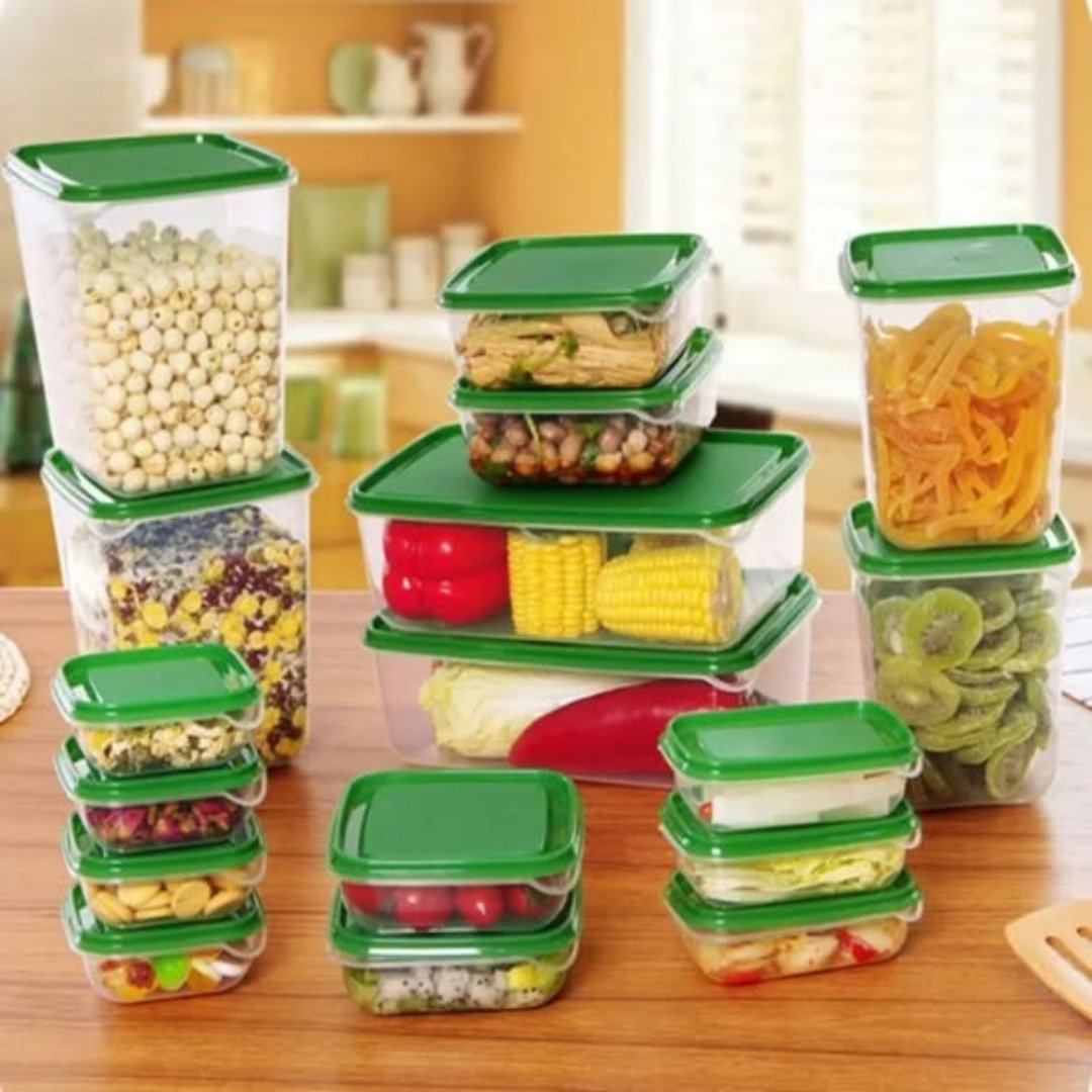 17Pcs Food Storage Boxes with Lids