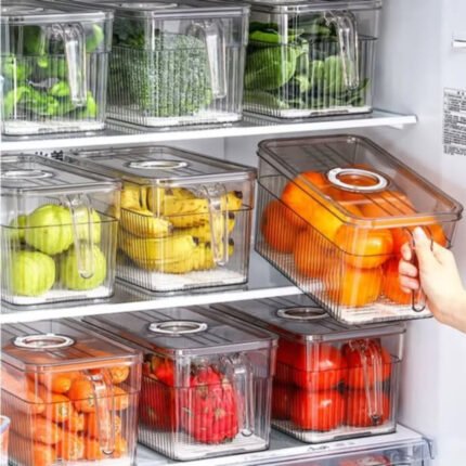 Fridge Storage Containers with Handle