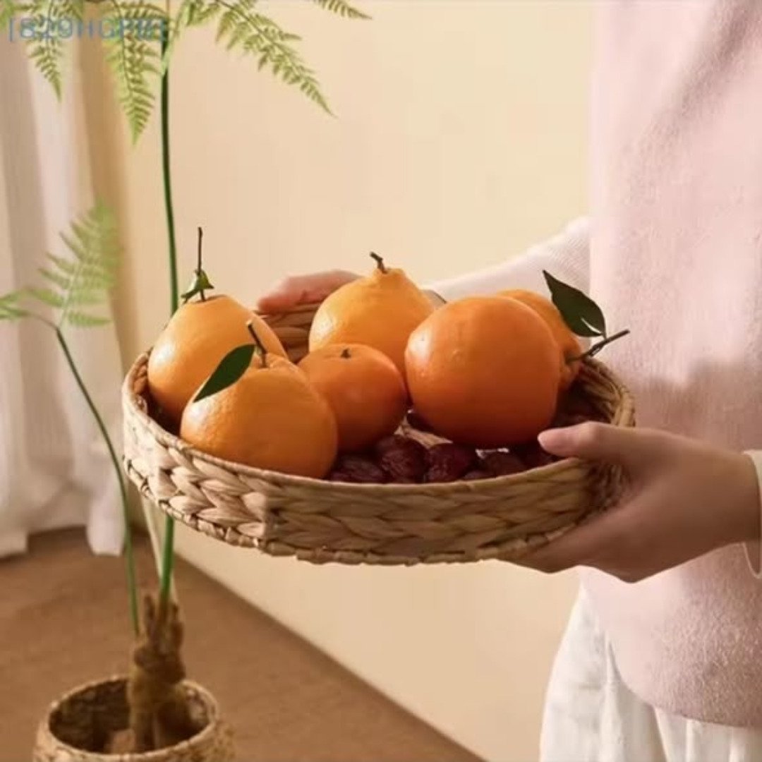 3 in 1 Handmade Rattan Deco Trays