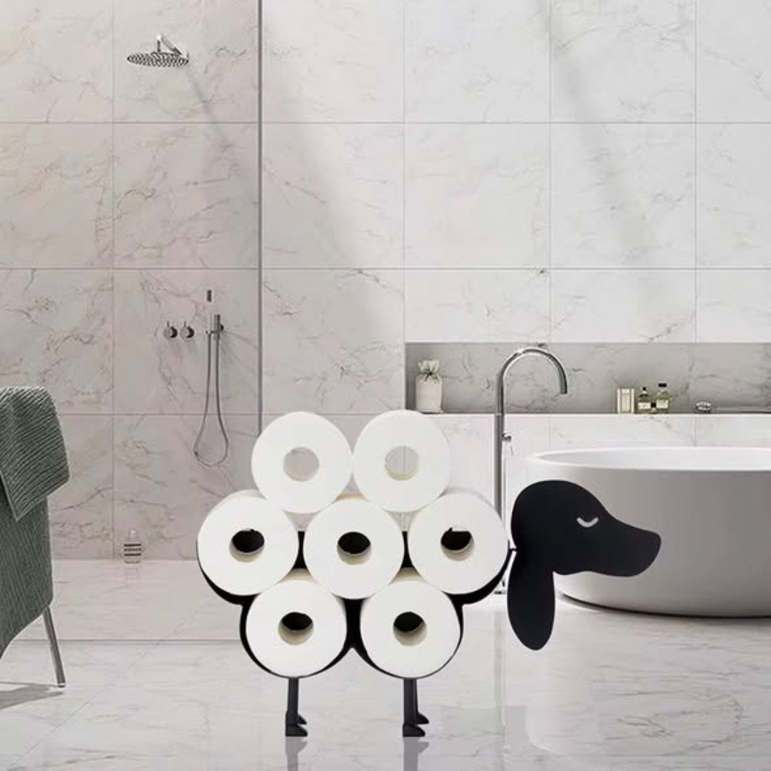 Toilet Paper Holder Metallic Finish