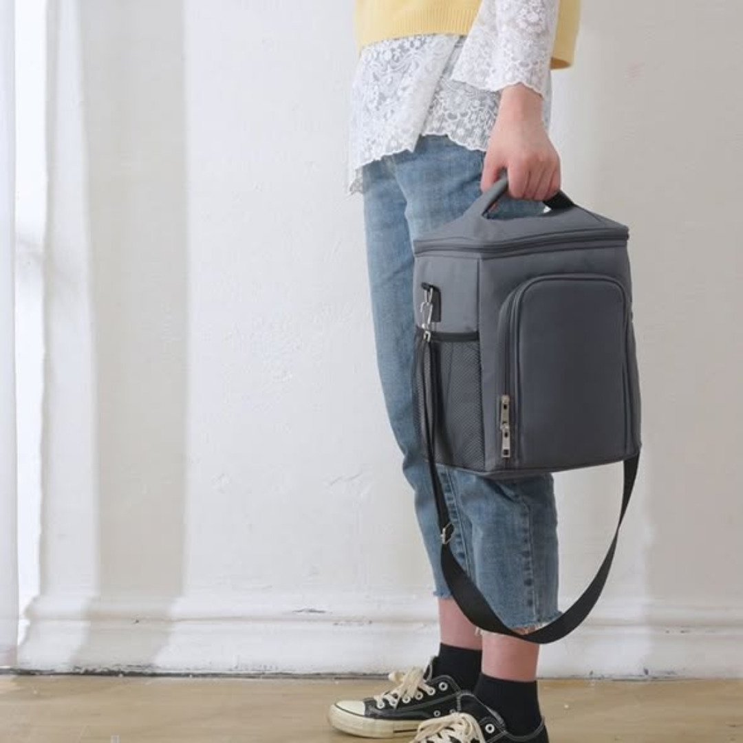 2 compartment Insulated Lunch Bag