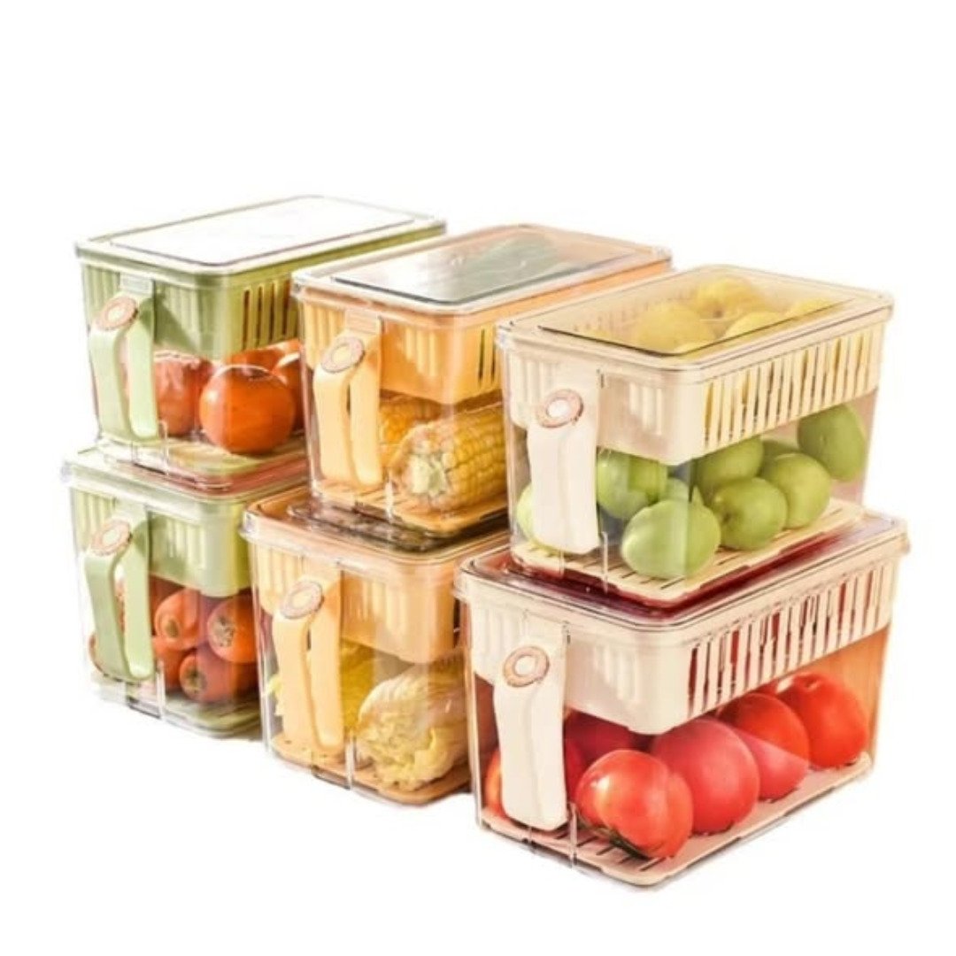 4L fridge storage with handle