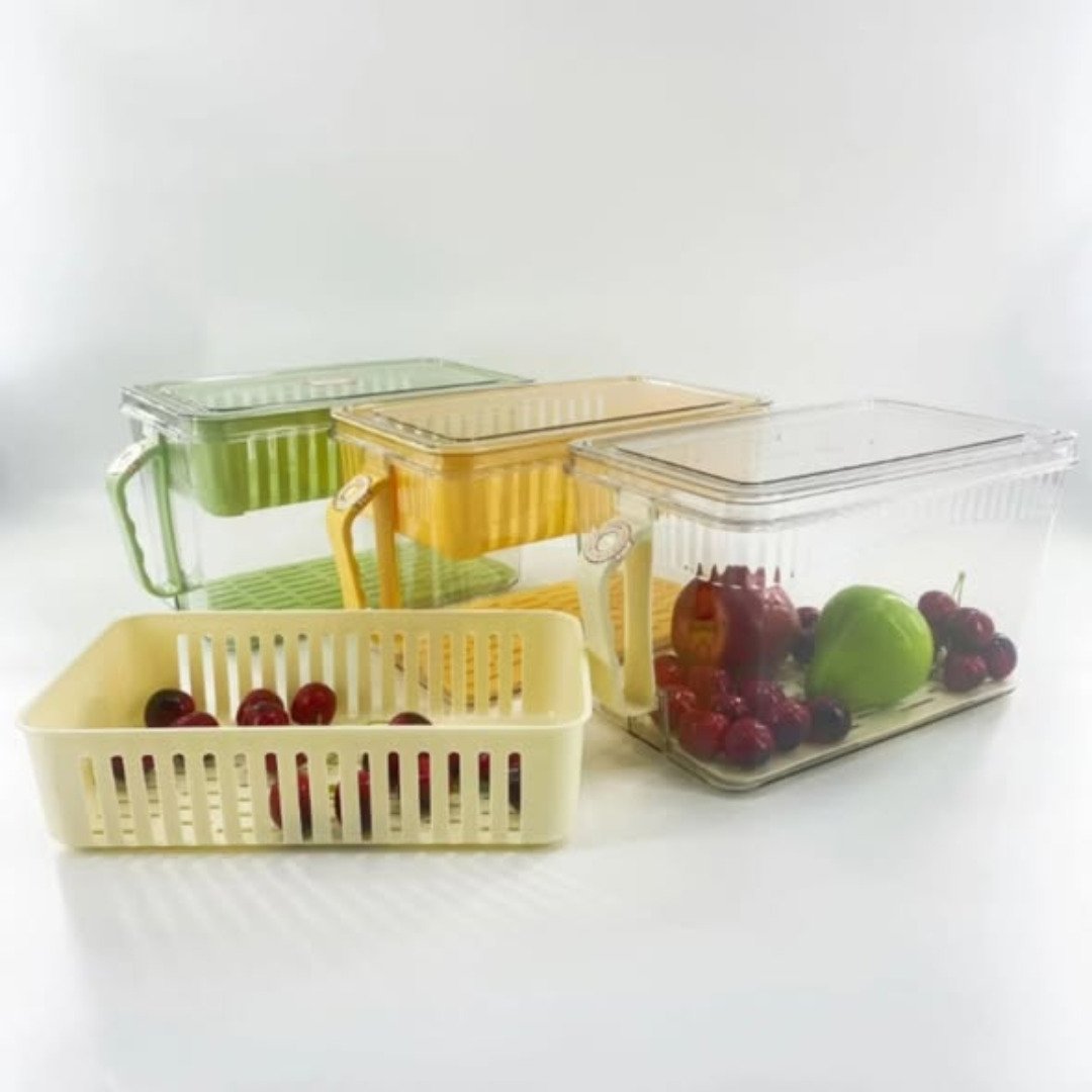 4L fridge storage with handle