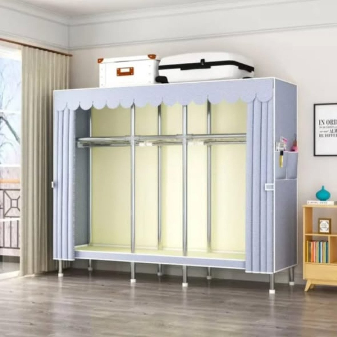 Heavy Duty Metallic Portable Wardrobe