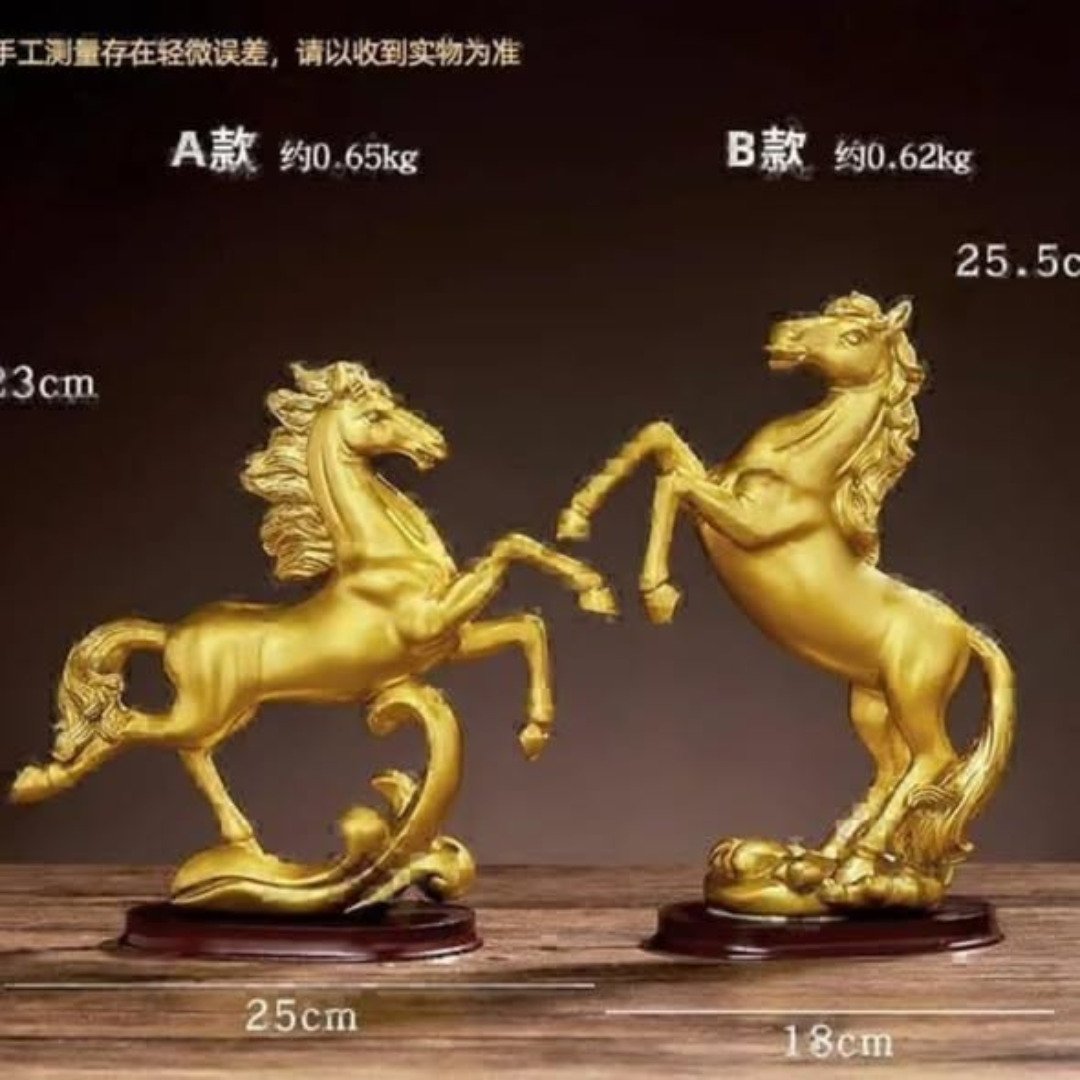 Gold decor horse