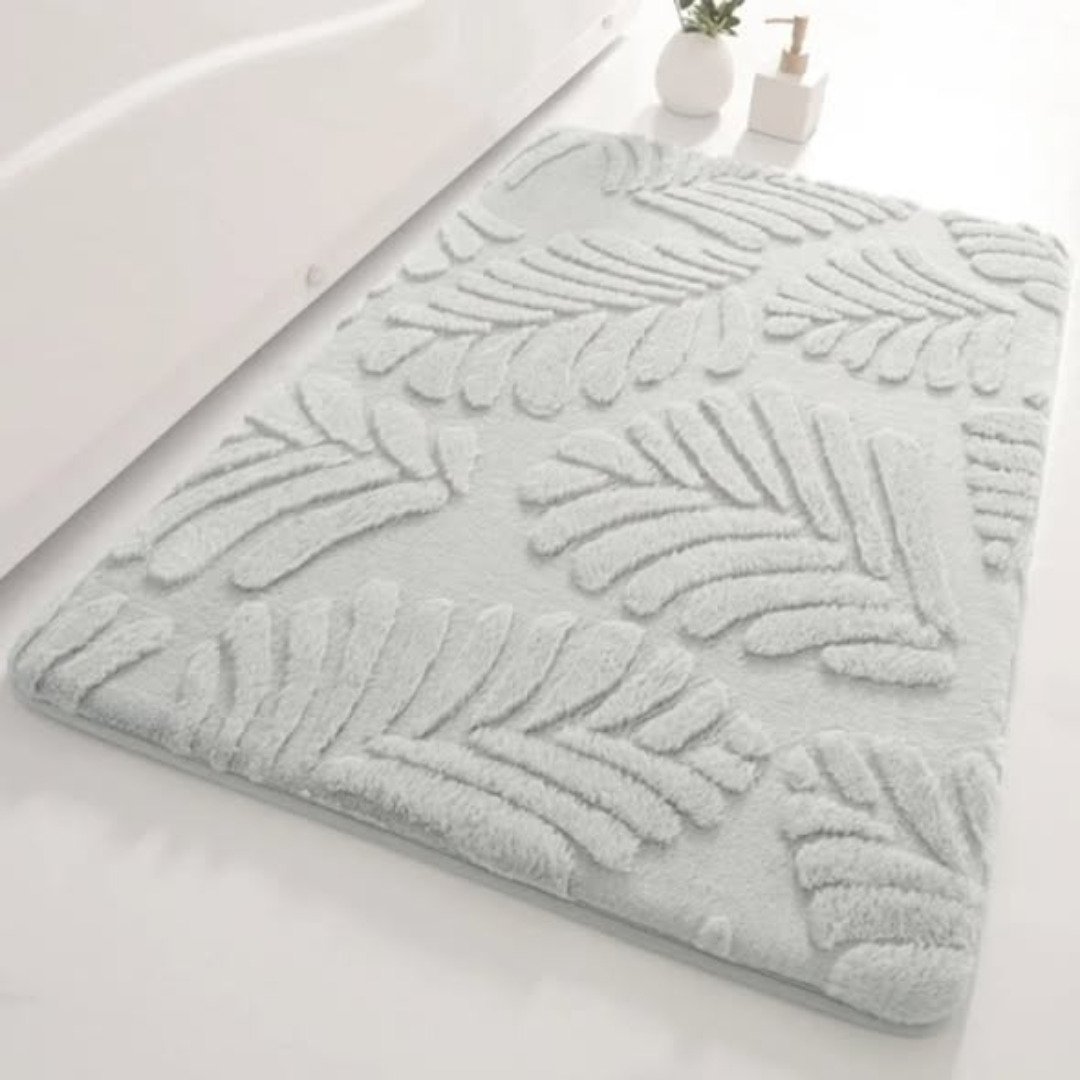 Memory sponge modern bath rugs
