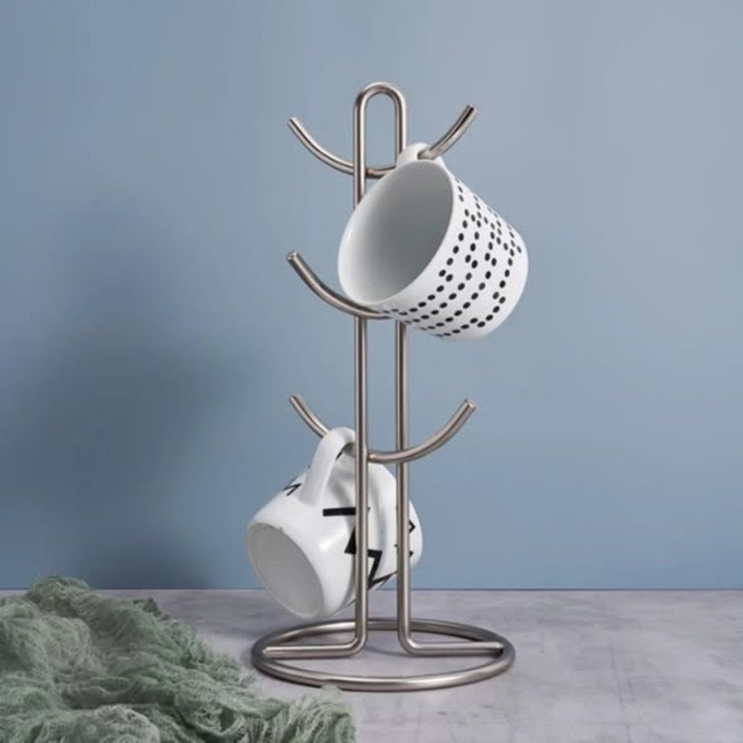 Silver - Heavy Duty Cup Holder Organizer