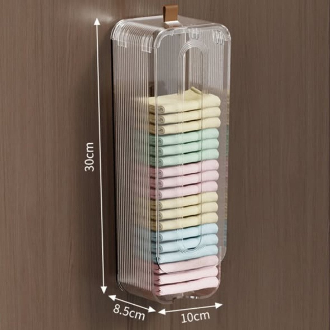 Wall mounted undergarments/socks organizer