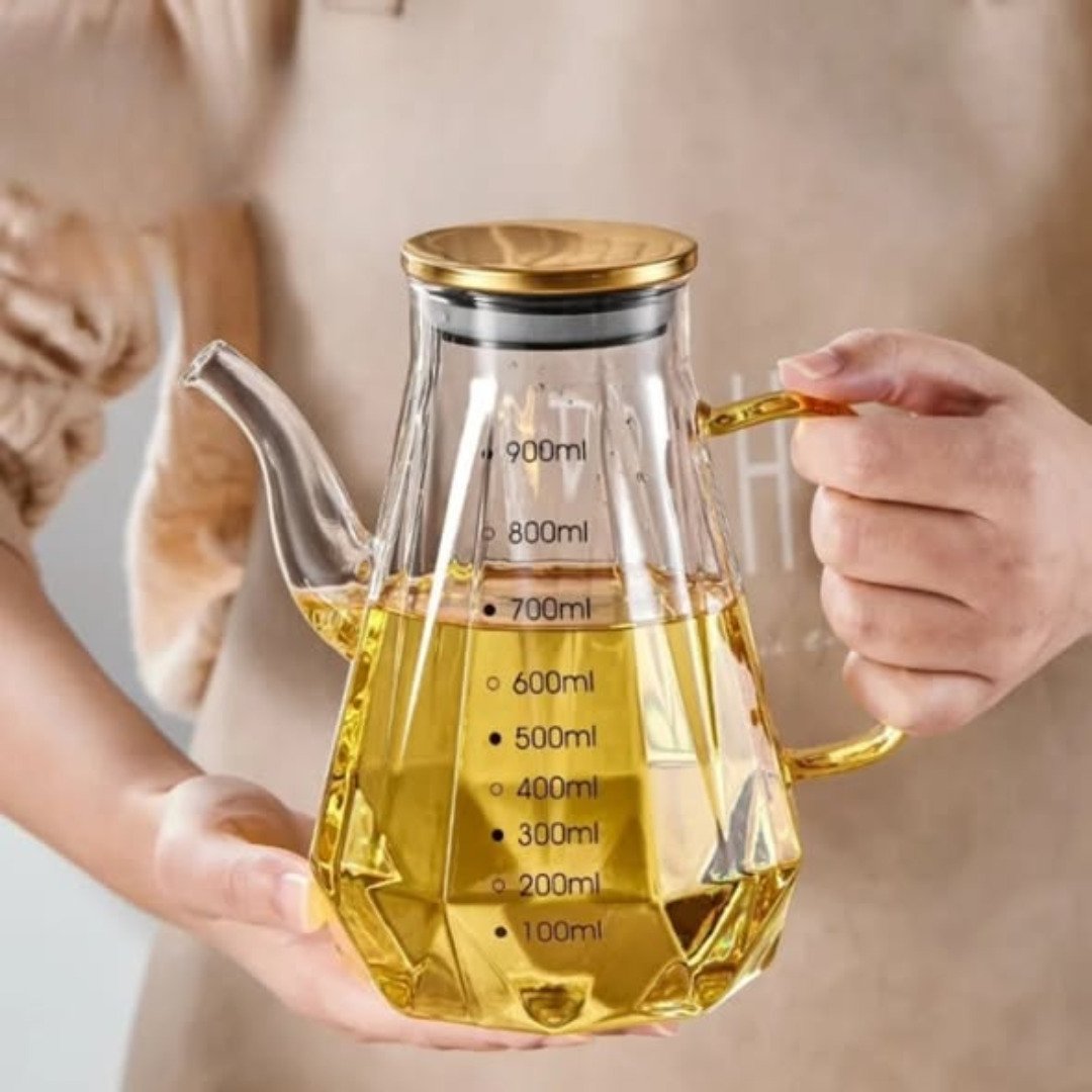 900Ml Oil Jar With A Sprout