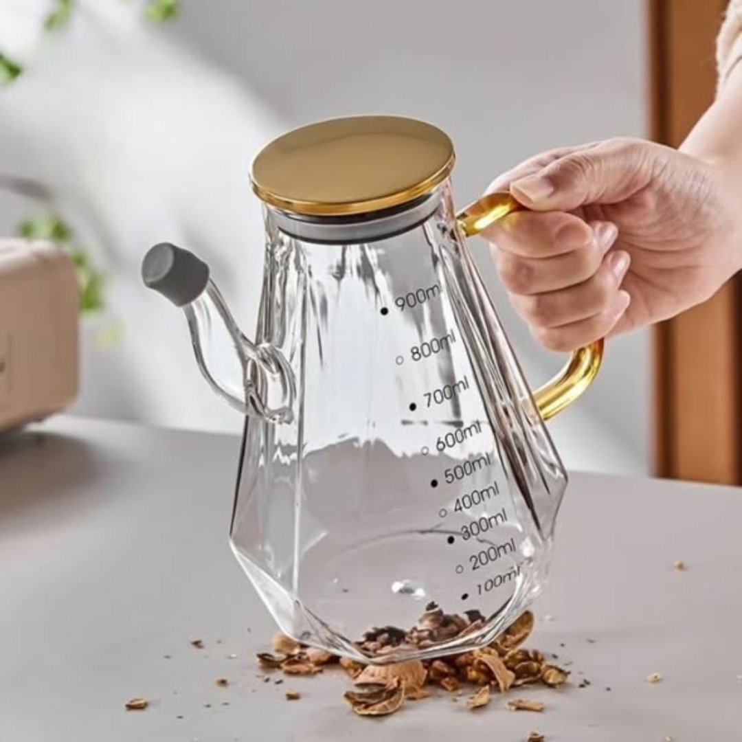 900Ml Oil Jar With A Sprout