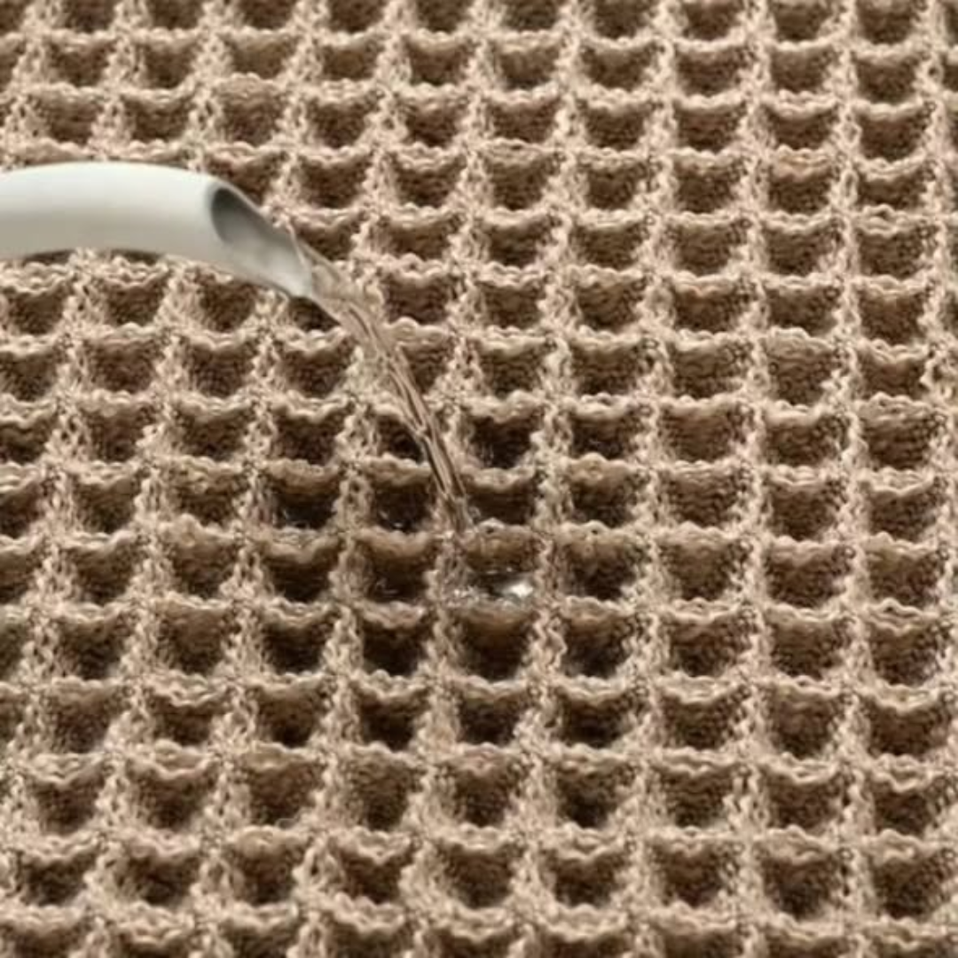 Minimalist Waffle Bathroom Door Mat