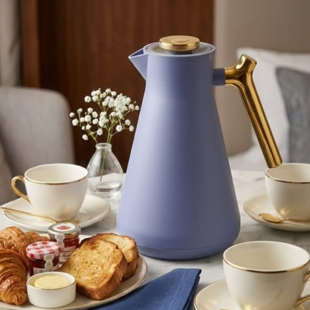 Push Button Tea Flask