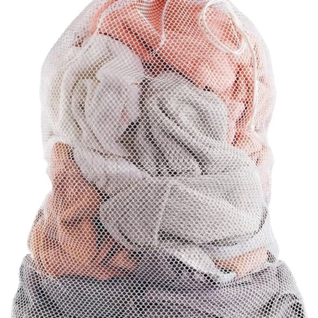 Large Capacity 3Pieces Mesh Laundry Basket
