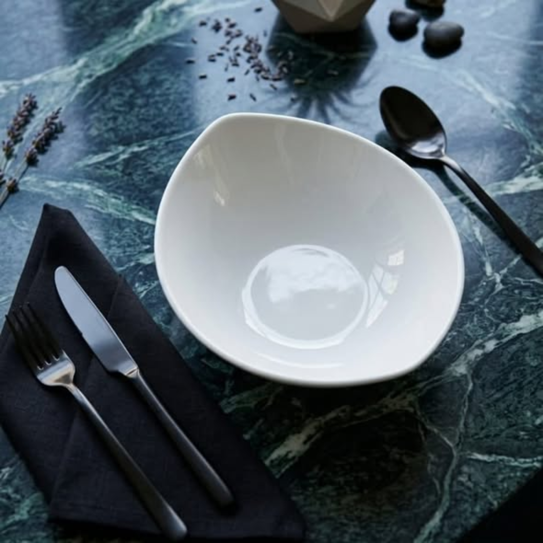 Oval square sharp fancy bowl