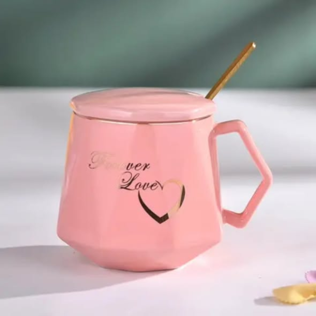 Diamond Shape Ceramic Cup Set