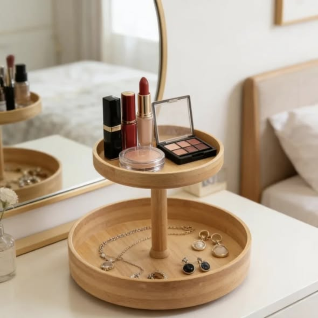 Bamboo Rotating Tray