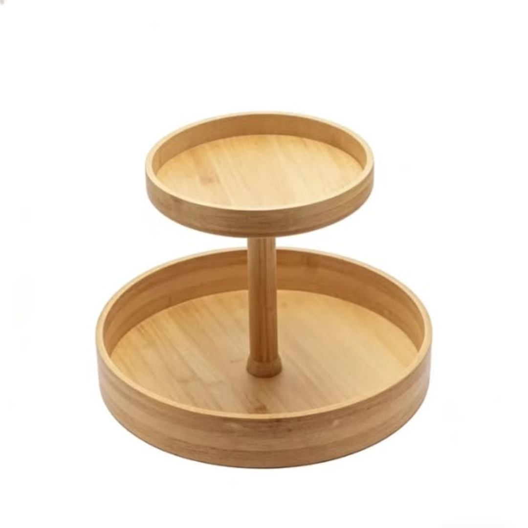Bamboo Rotating Tray