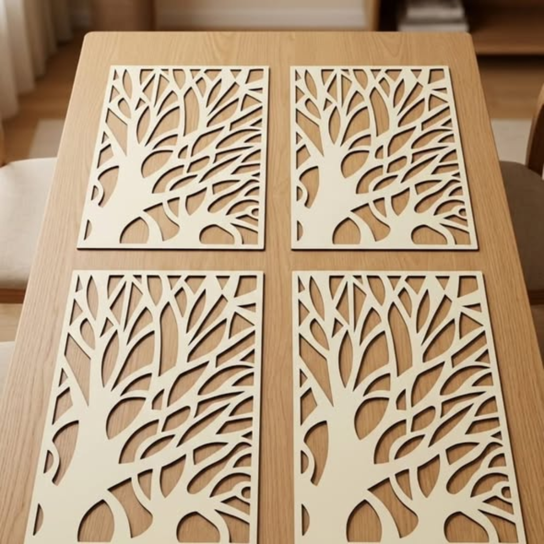 6pcs Geometric Placemats Set