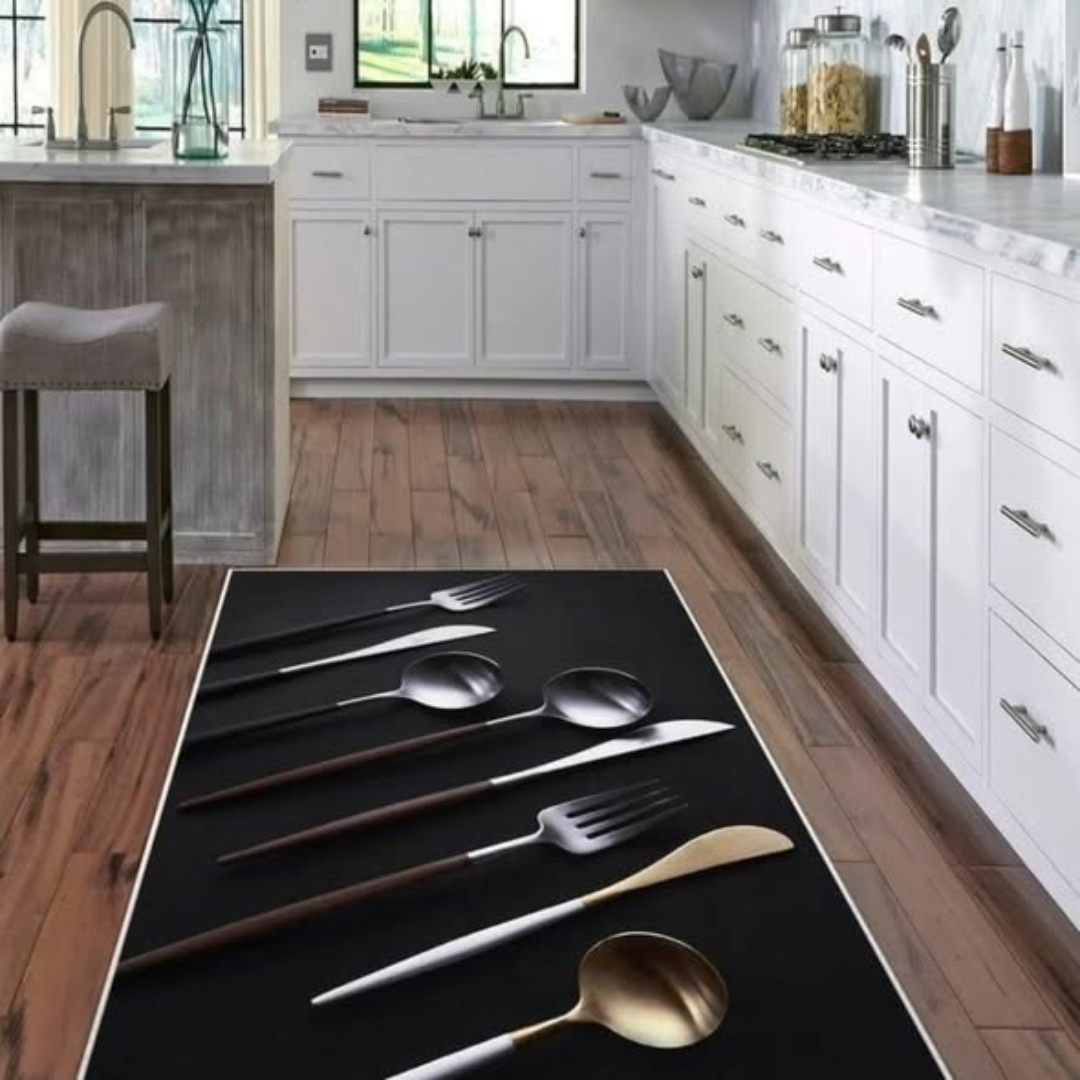2-Piece Anti-Slip Kitchen Mat Set