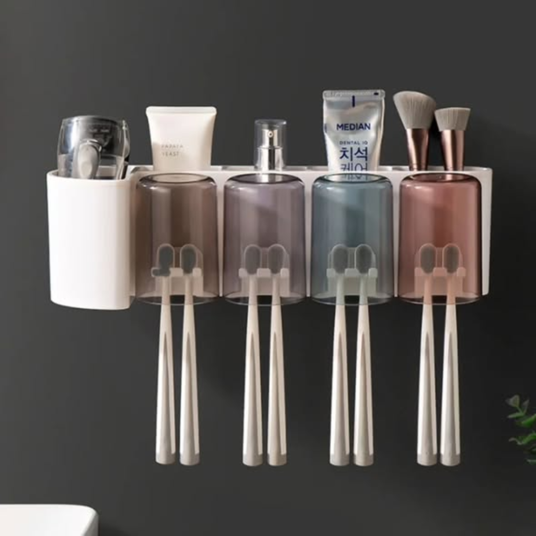 Cute toothbrush holder set
