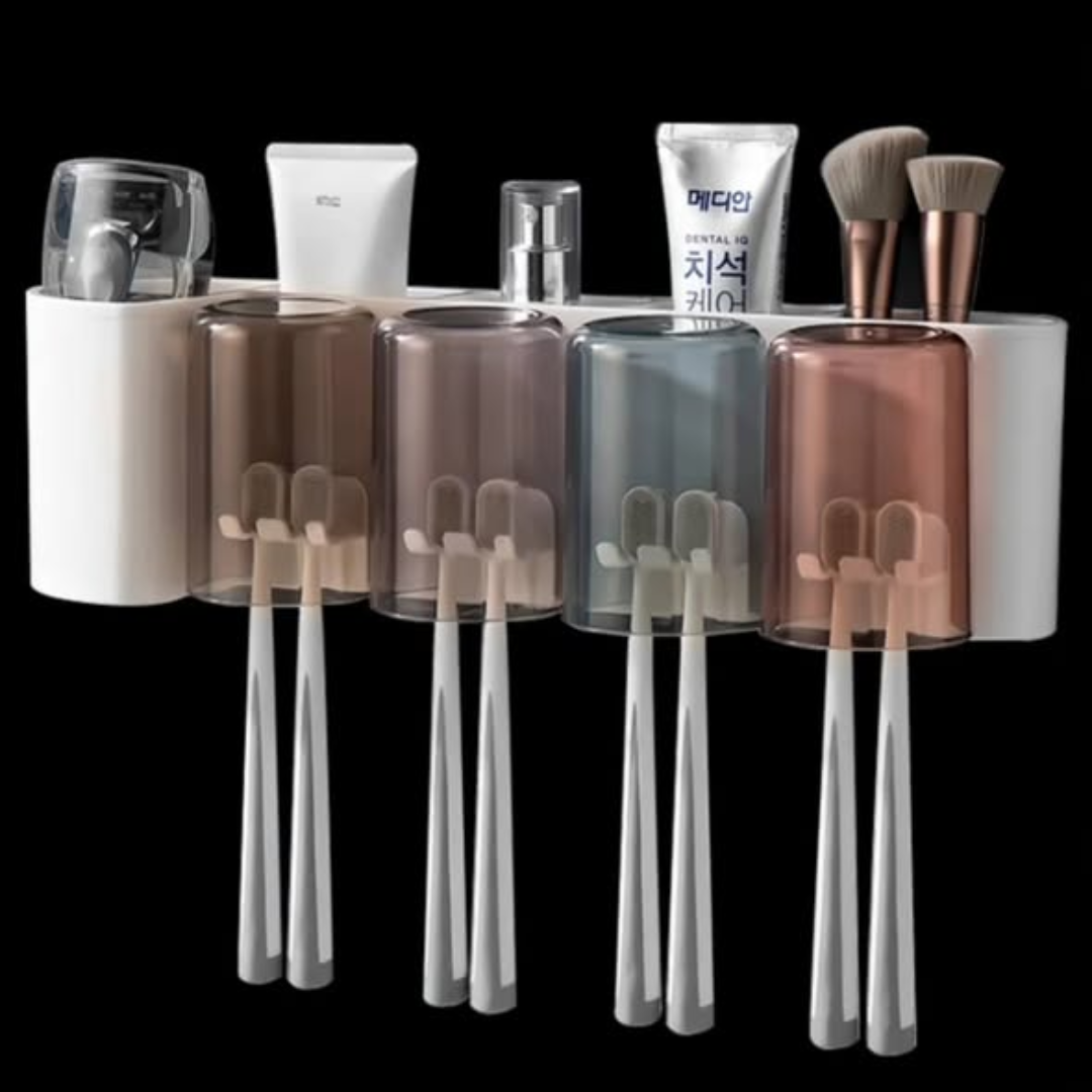 Cute toothbrush holder set