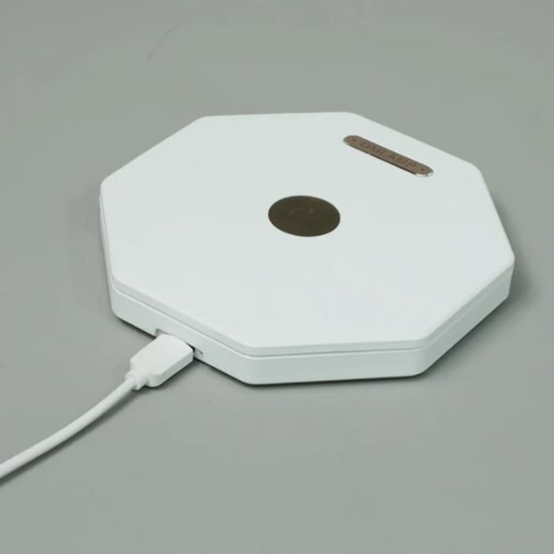 Rotating foldable lamp decor