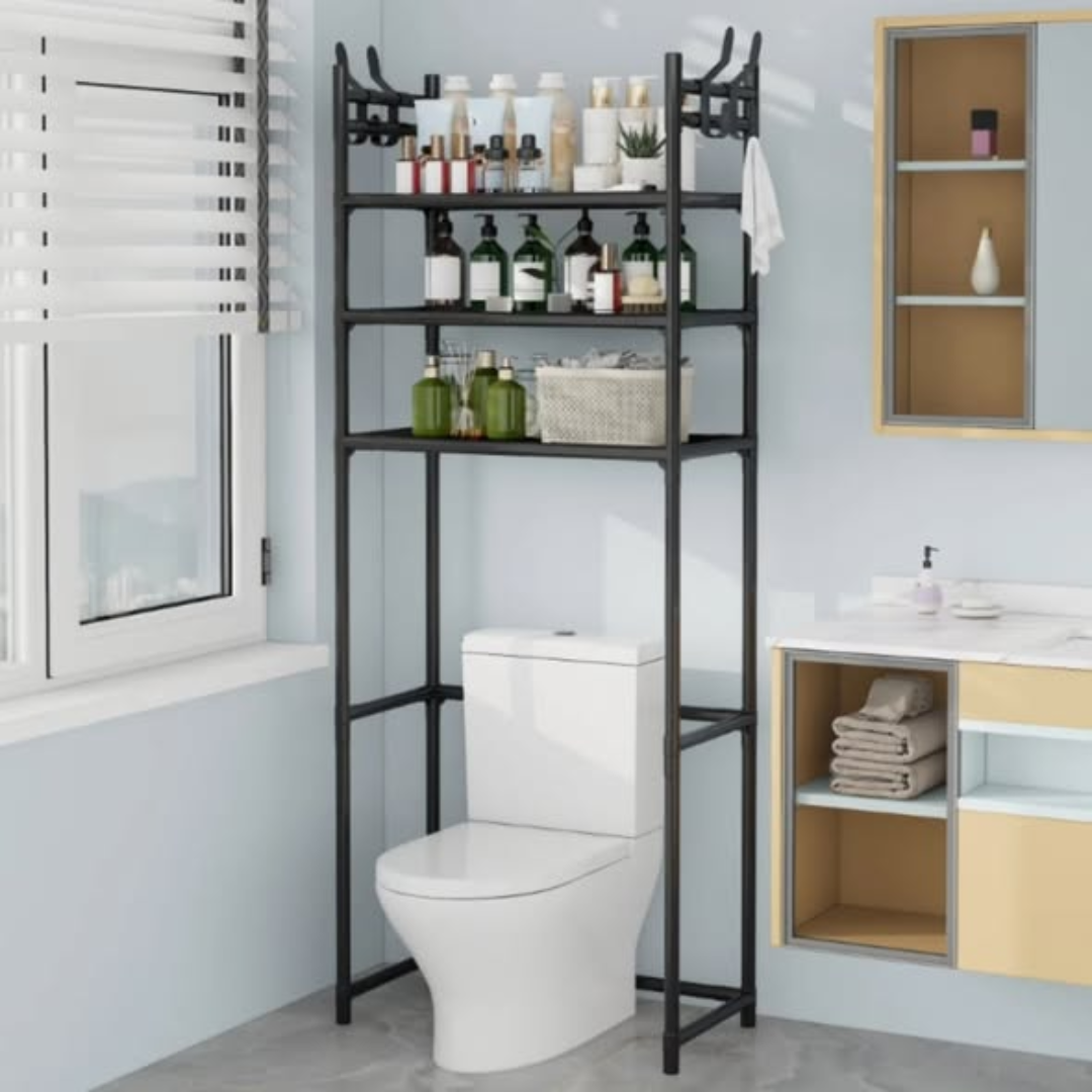 Over the toilet organizer