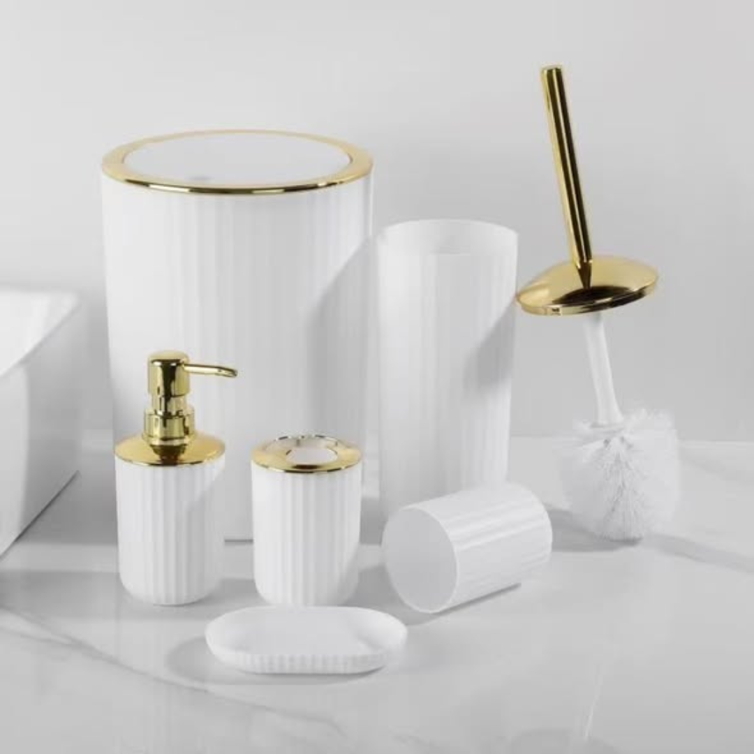 6 in luxury bathroom accessories set