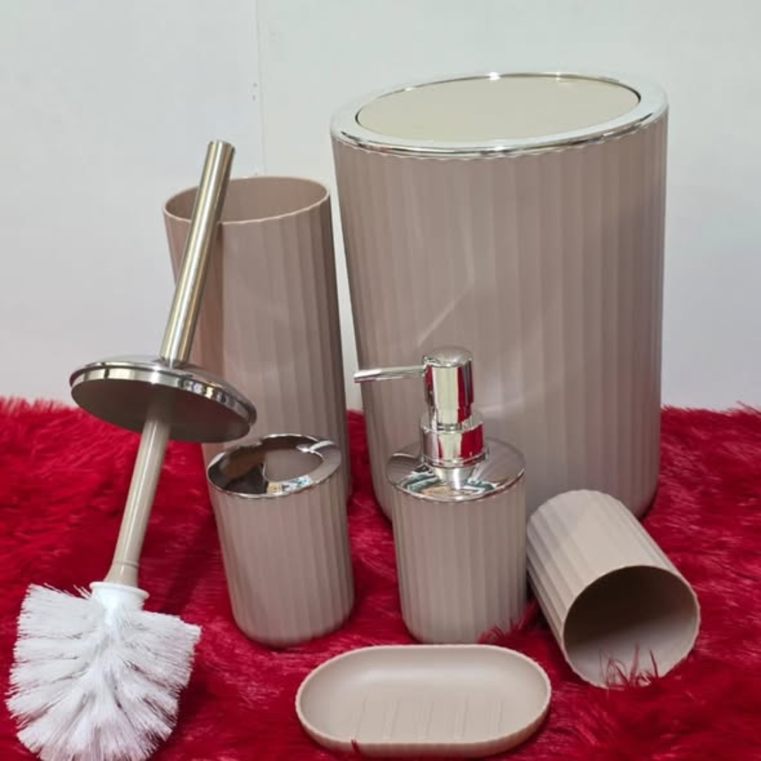 6 in luxury bathroom accessories set