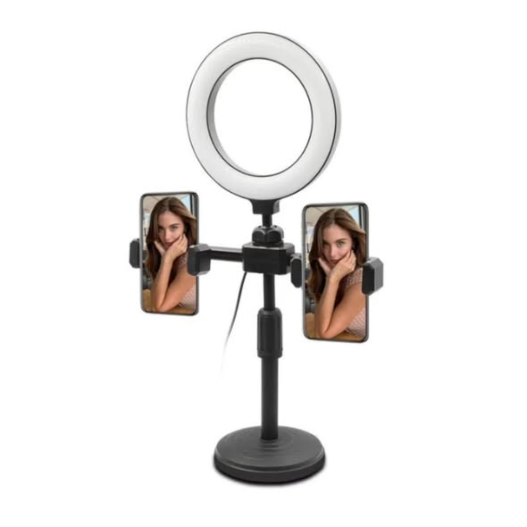 Double 10 Inch Ring Light