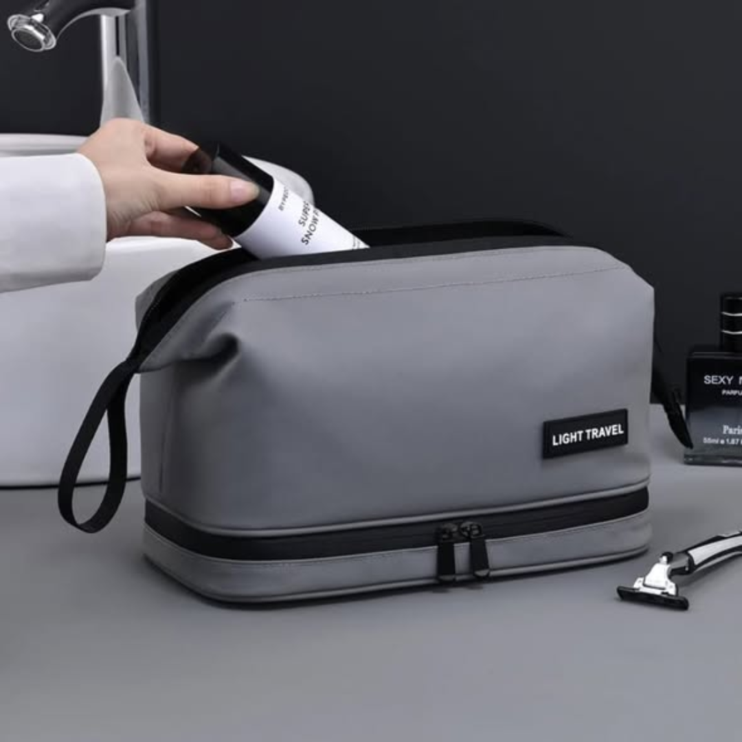 Double Layer Portable Travel Cosmetic Bag