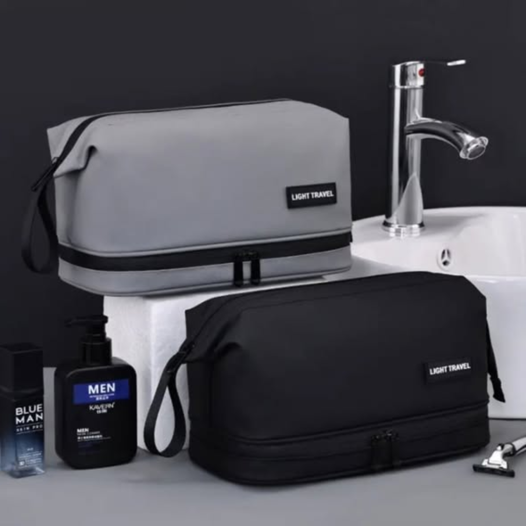 Double Layer Portable Travel Cosmetic Bag