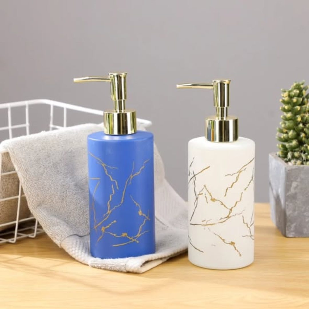 Glass soap dispenser