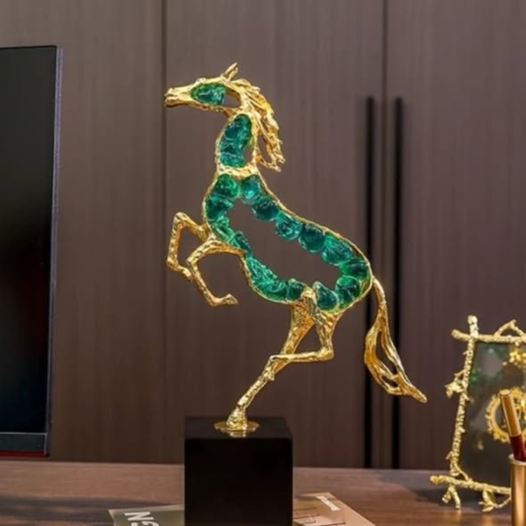 Luxury Modern crystal horse statue