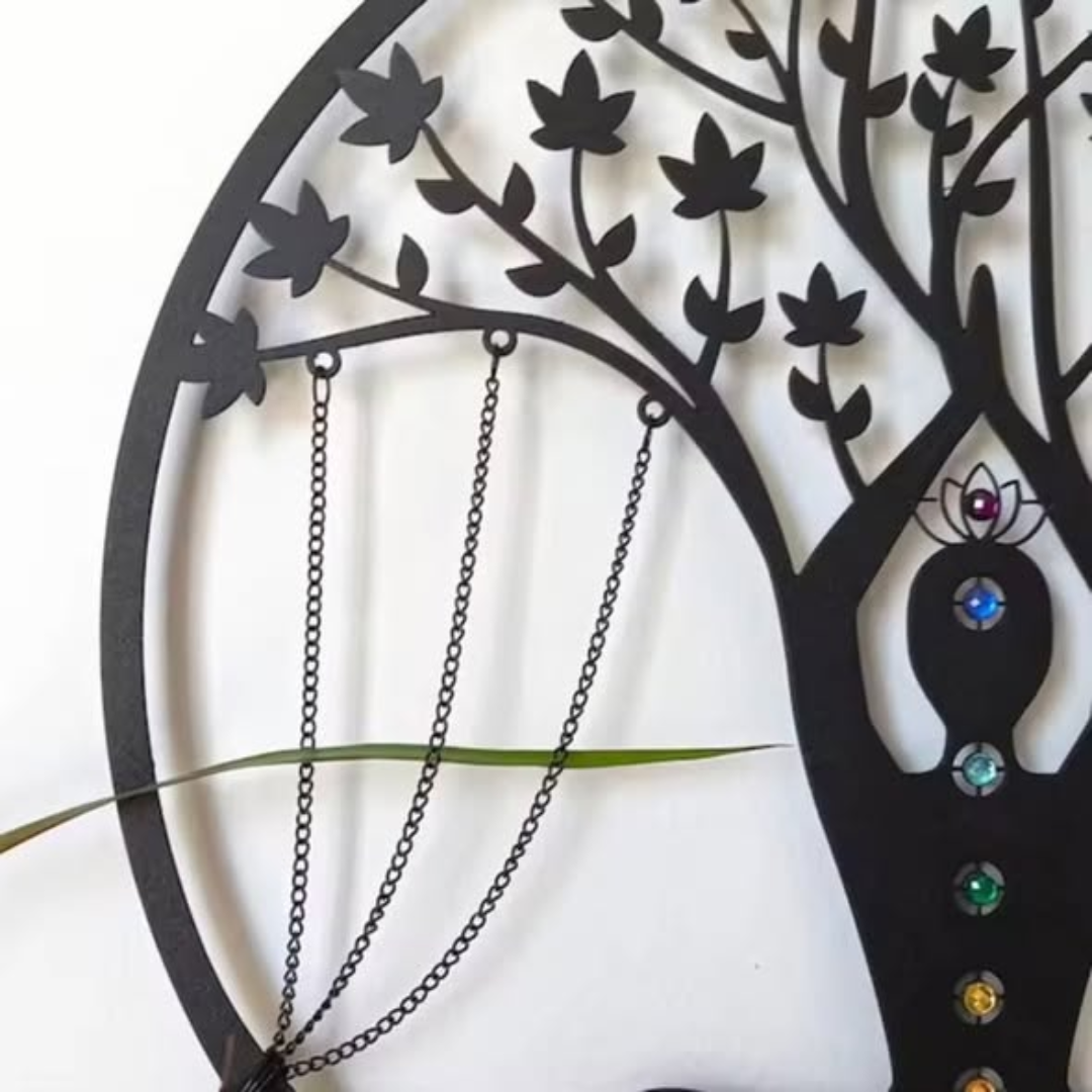 Yoga Meditation European Handmade Metal Wall Decor