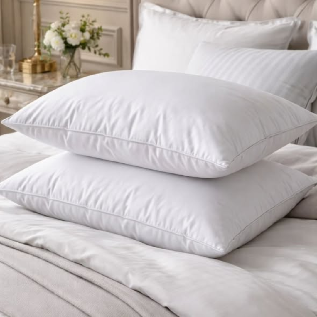 Ultra-soft White Goose Cotton Pillows