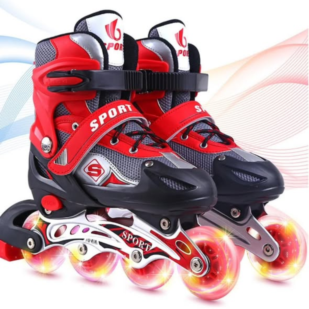 Adjustable Inline Skates Set