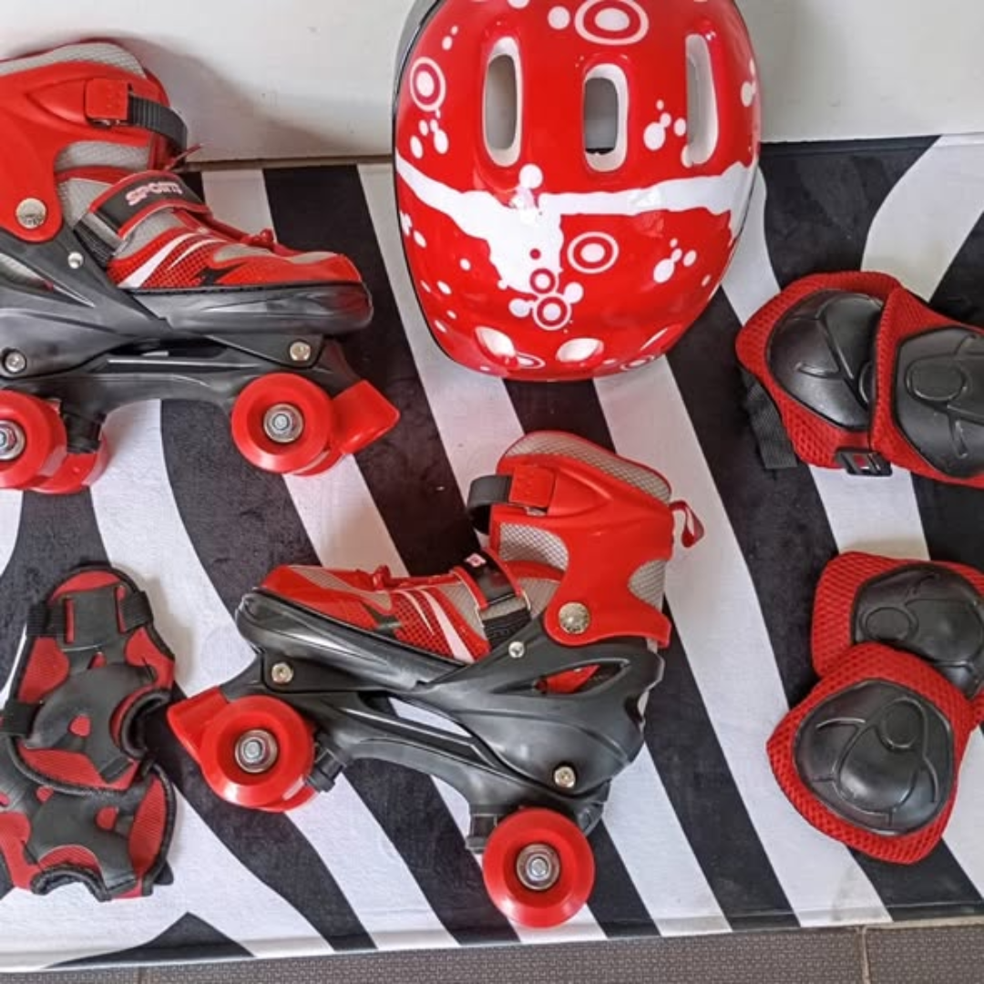 Adjustable Inline Skates Set
