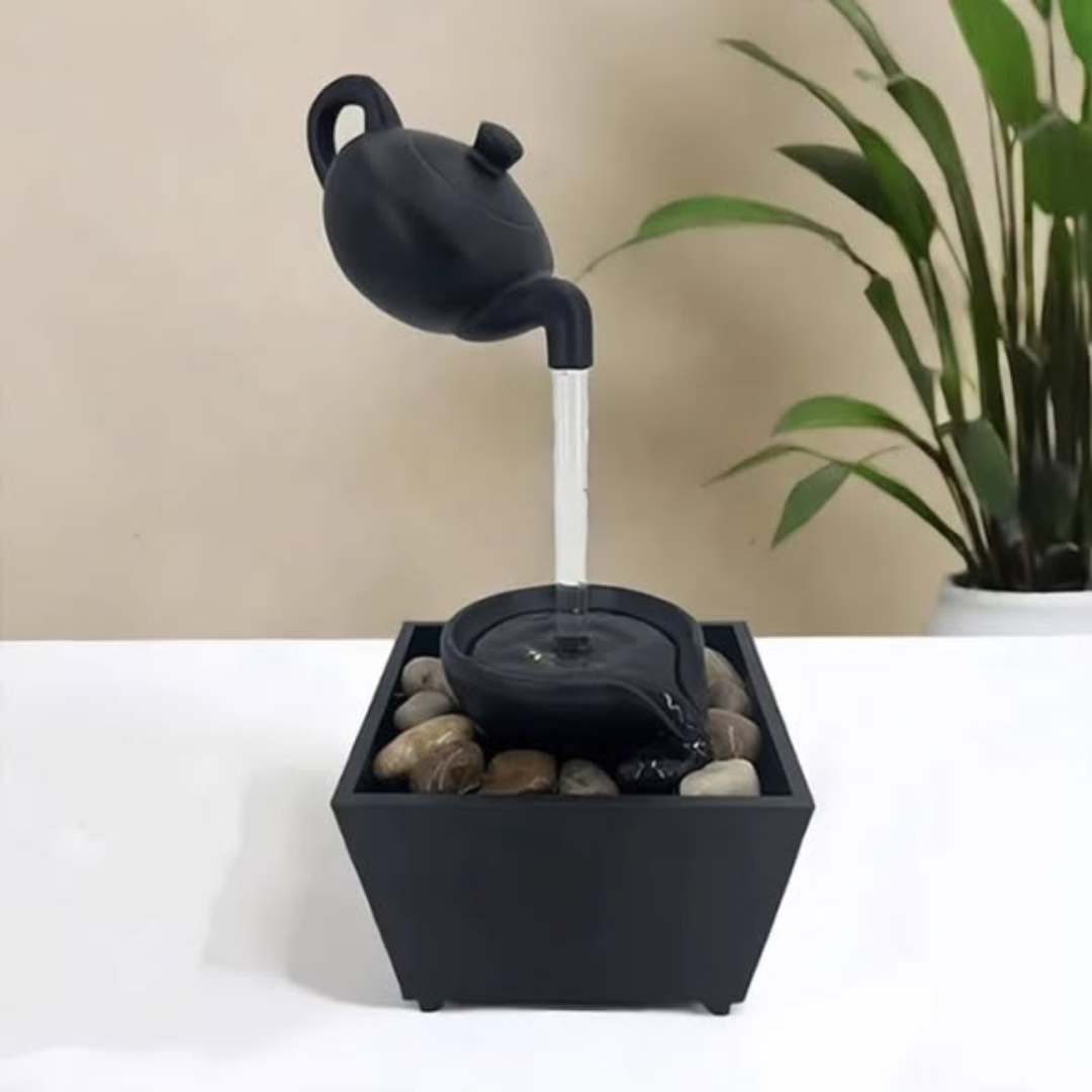 Led fountain floating Teapot water