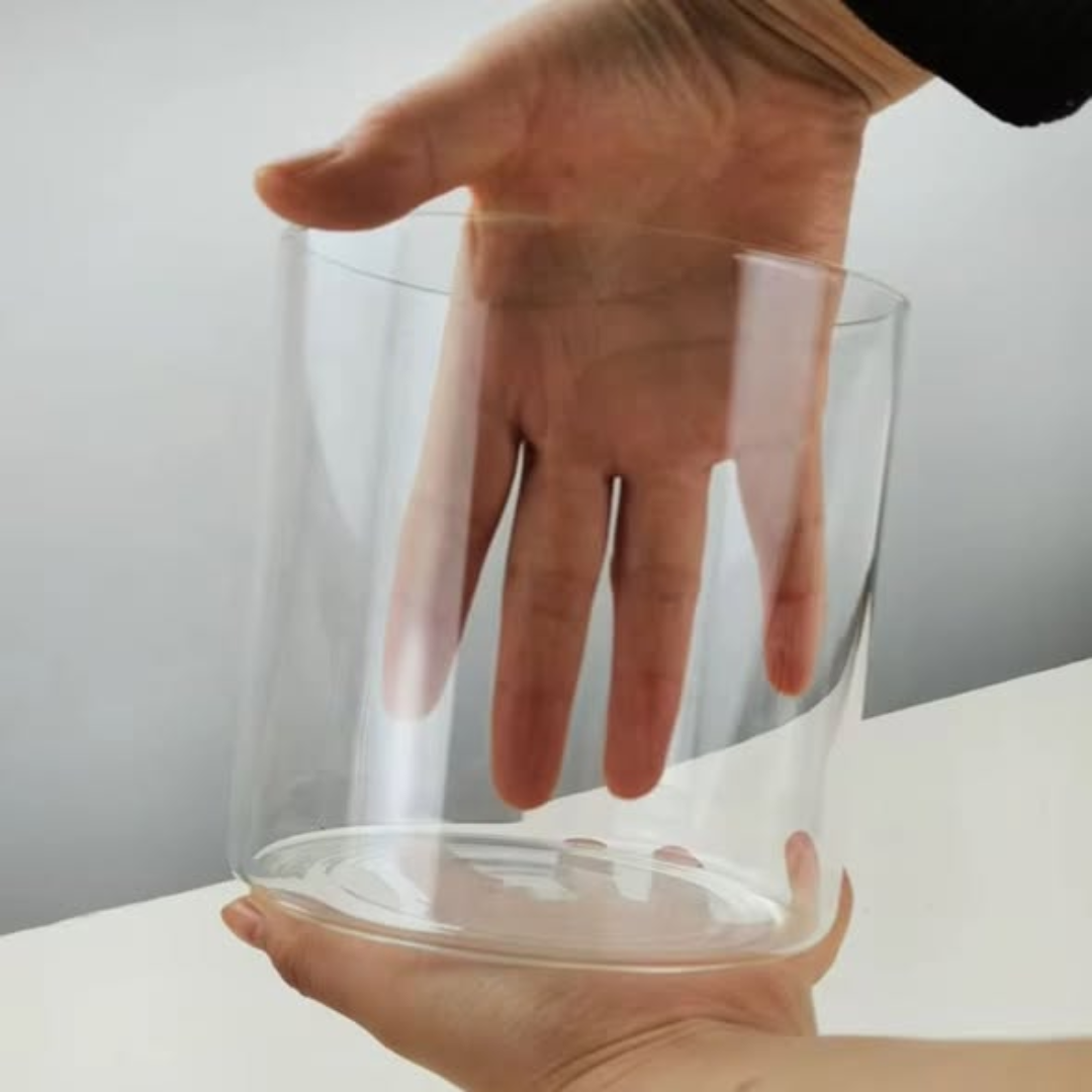 Airtight borosilicate glass storage jars
