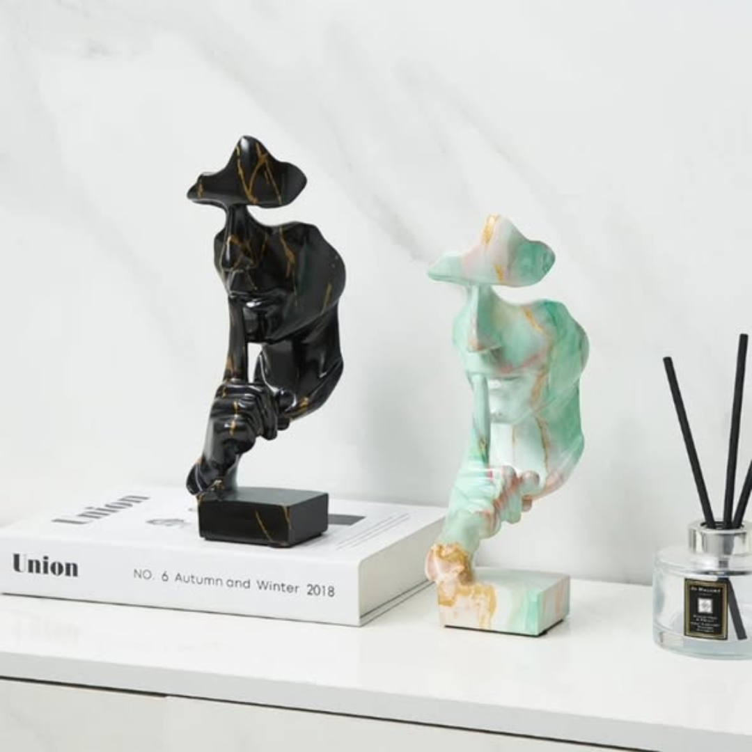 Tissting Thinker Silence Statue