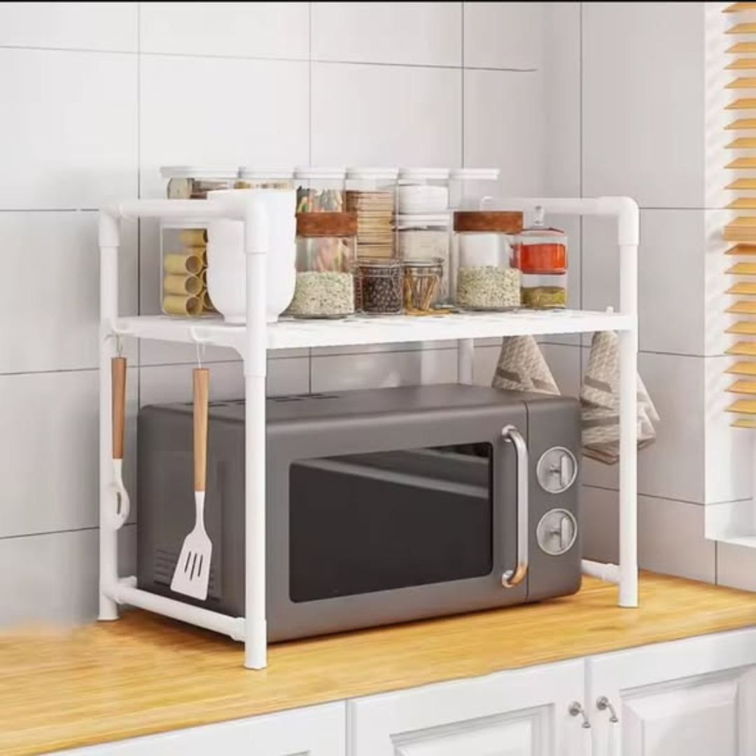 Double layer metallic microwave organizer