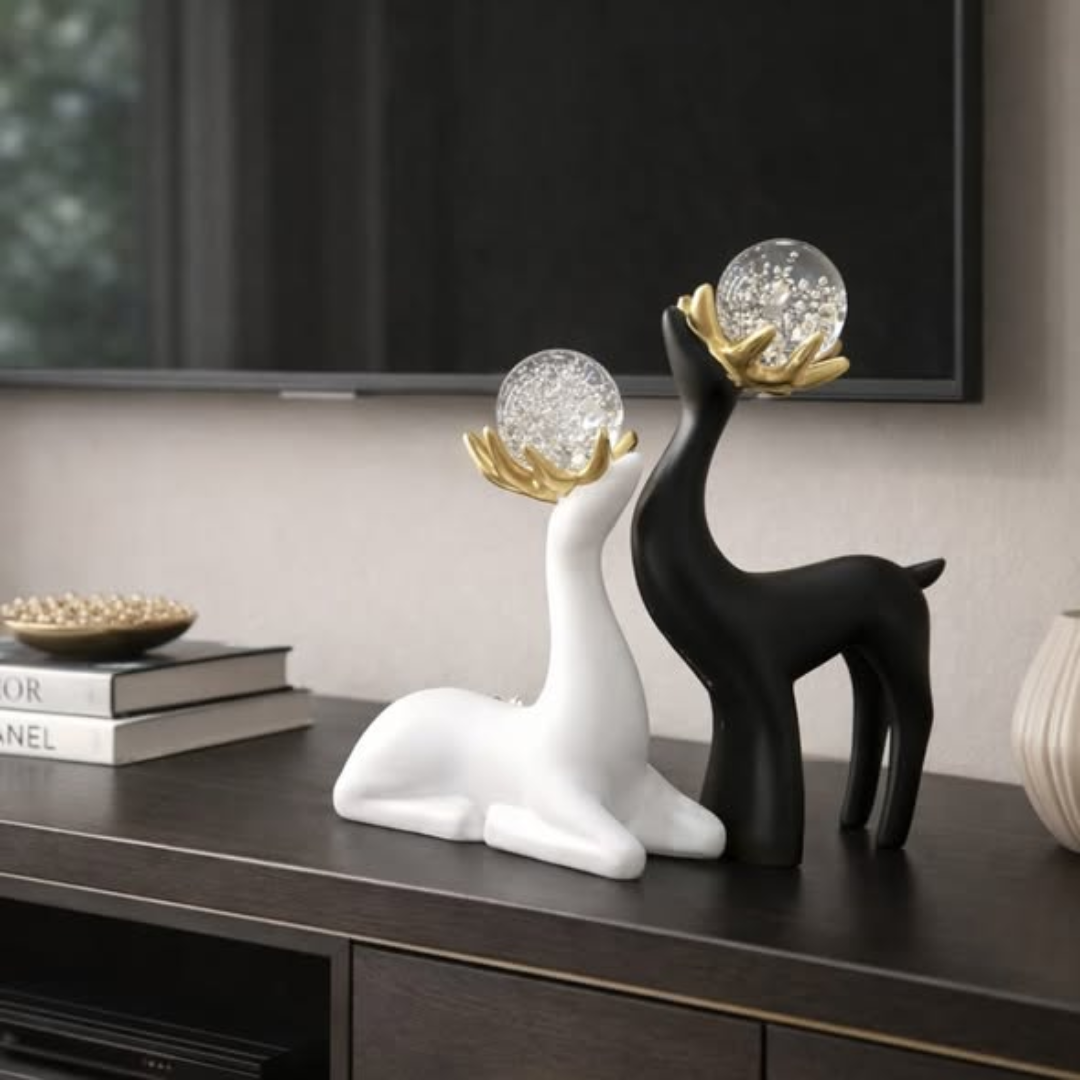 Unbearable Crystal Sika Deer Ornament