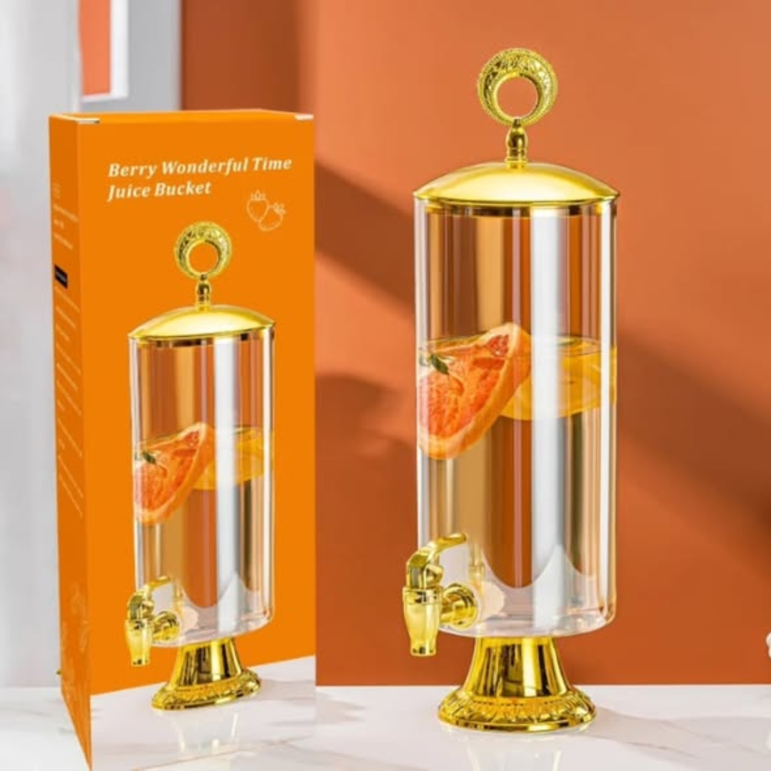 3.3L glacier berry glass juice/ drink dispenser