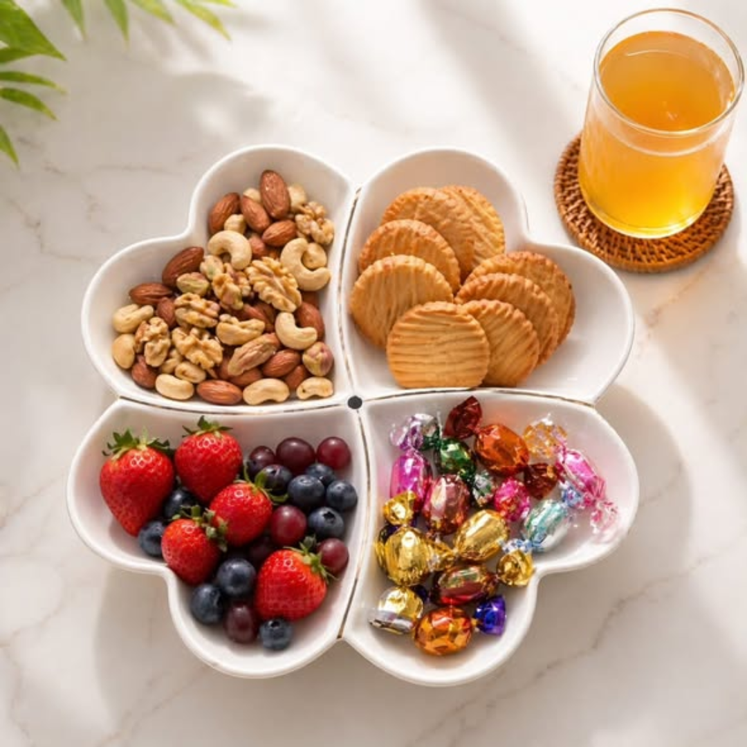Love Snack Partitioned Serving Tray